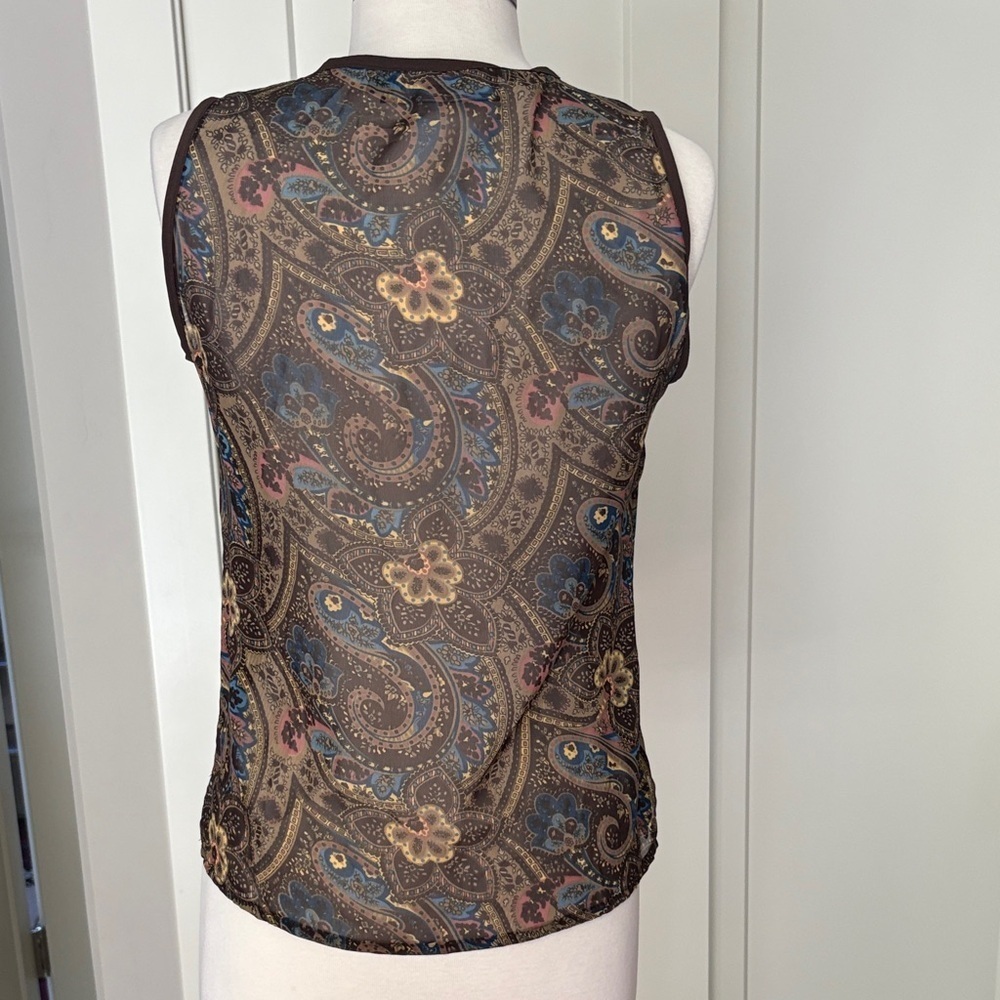 Double D Ranch Multicolor Paisley Tank Top - Picture 3 of 6